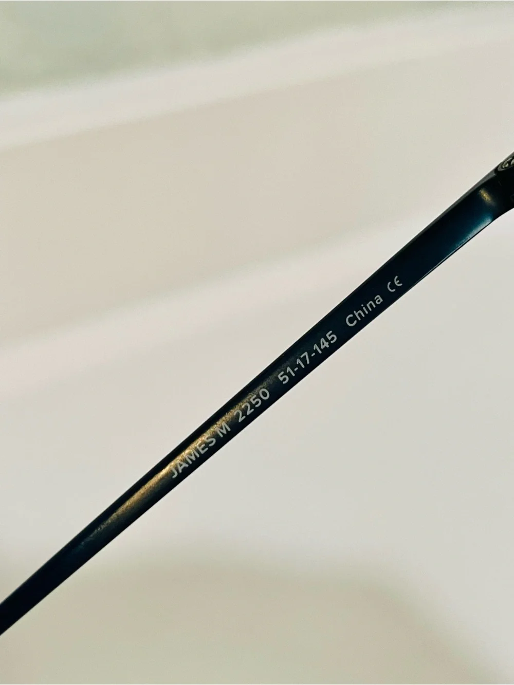 Warby Parker “James”Black Prescription Glasses with Embossed Logo